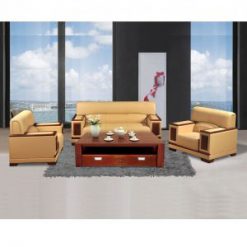 sofa da hoac pvc van phong hoa phat da nang sf21 1